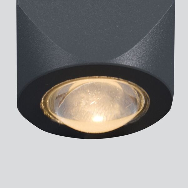 اضاءة جدارية الفاي - رمادي