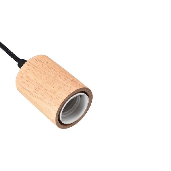 إنارة معلقة E27 مودرن مفرد - خشبي