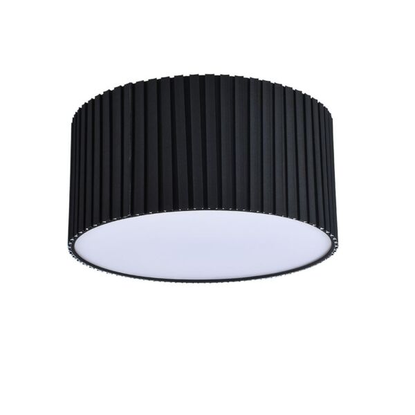 إنارة معلقة مودرن لطش دائري اسود