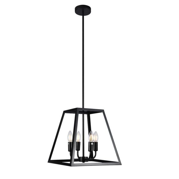 إنارة معلقة كلاسيك - اسود