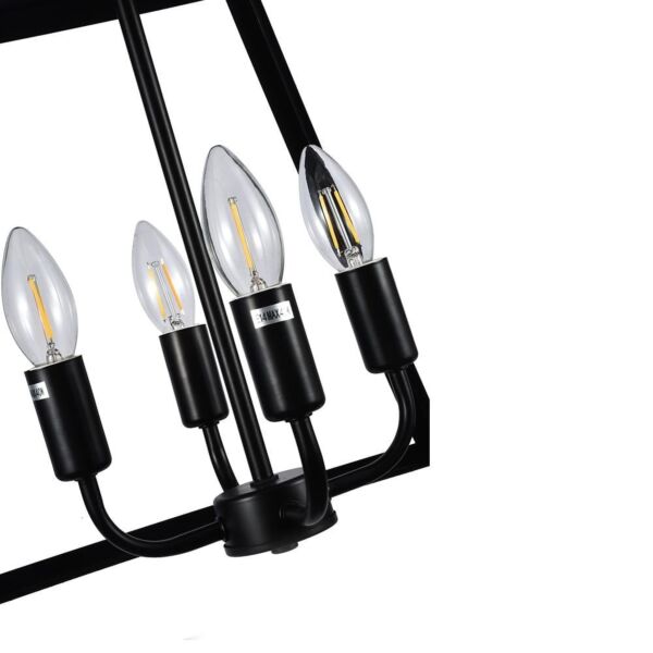 إنارة معلقة كلاسيك - اسود