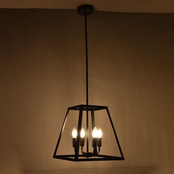 إنارة معلقة كلاسيك - اسود