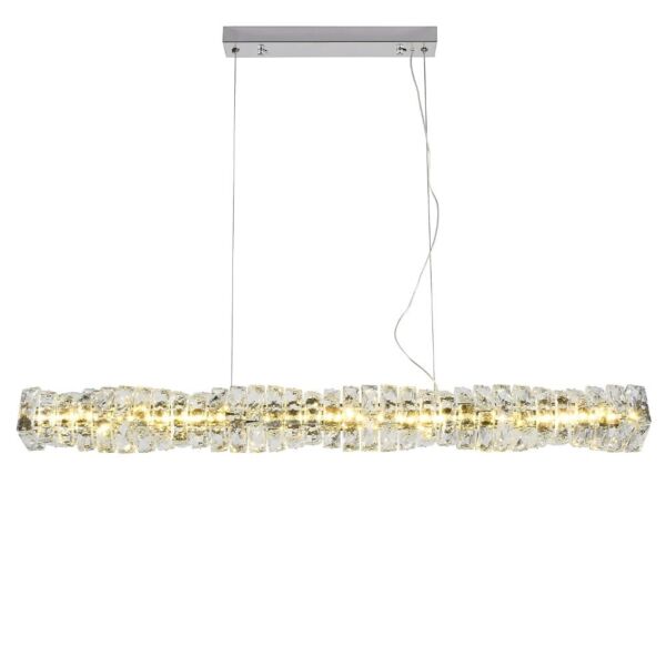 إنارة معلقة LED نيو كلاسيك - فضي