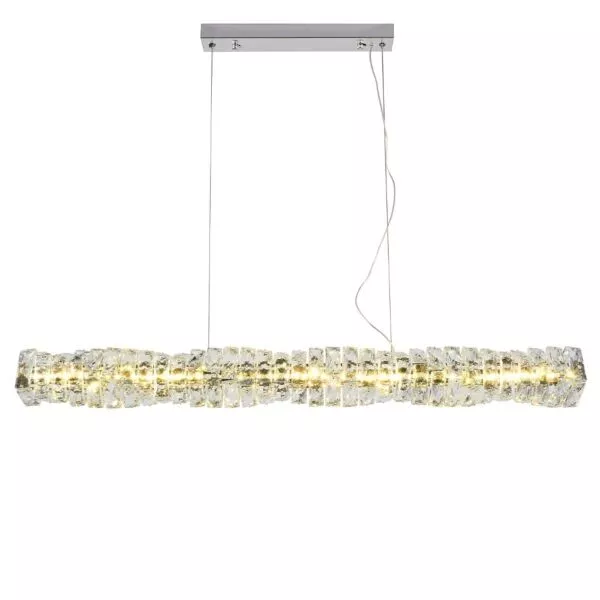إنارة معلقة LED نيو كلاسيك - فضي