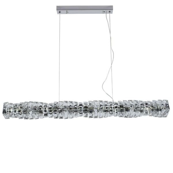 إنارة معلقة LED نيو كلاسيك - فضي