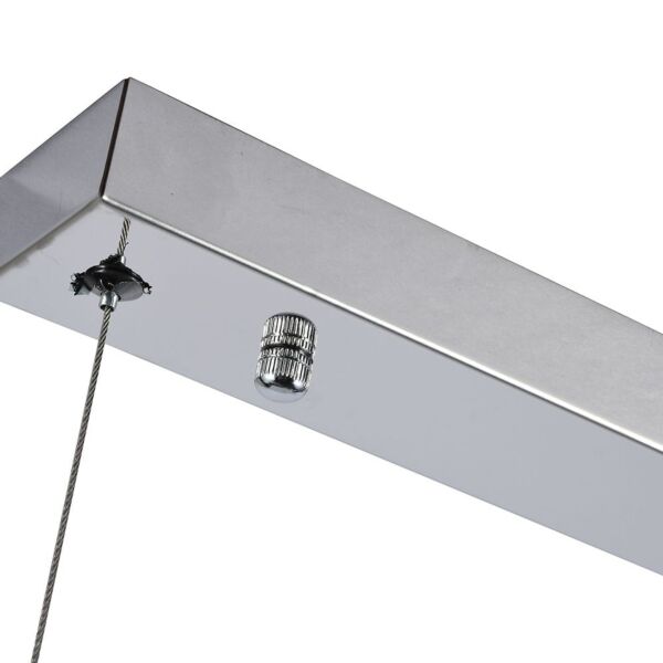 إنارة معلقة LED نيو كلاسيك - فضي