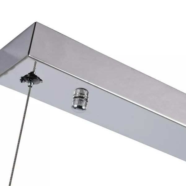 إنارة معلقة LED نيو كلاسيك - فضي