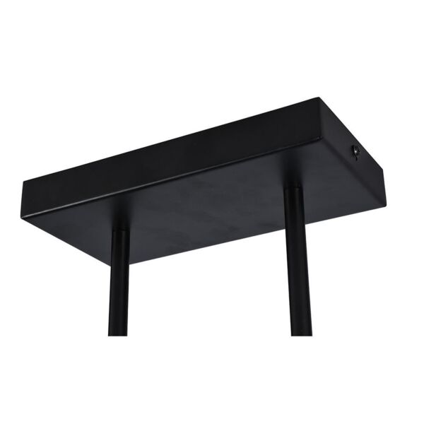 إنارة معلقة معلقة 60 سم كلاسيك معدن - اسود