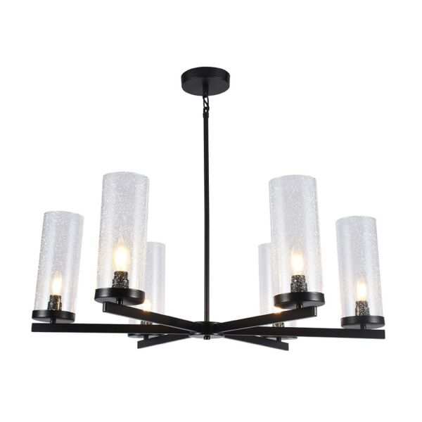 إنارة معلقة معلقة كلاسيك - أسود