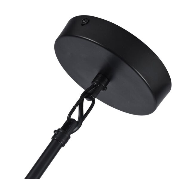 إنارة معلقة معلقة كلاسيك - أسود