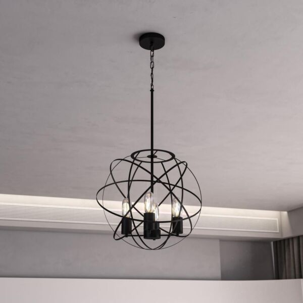 إنارة معلقة معدن مستديرة