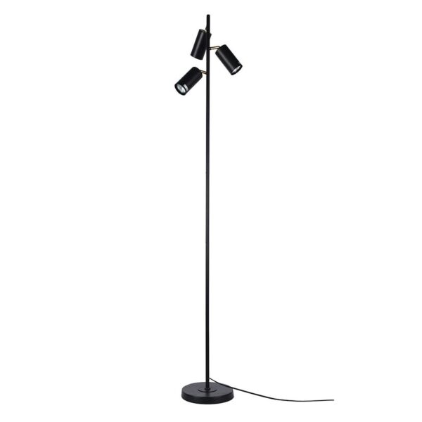 إضاءة أرضية طويلة مع 3 لمبات موجهة