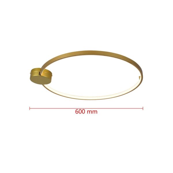 إنارة معلقة مودرن دائري - ذهبي