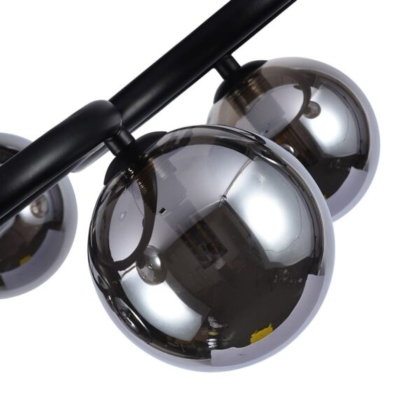 ثريا معلقة دوائر بارج - أسود