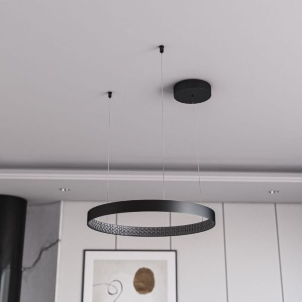 إنارة معلقة دائرية كريستال 40 سم