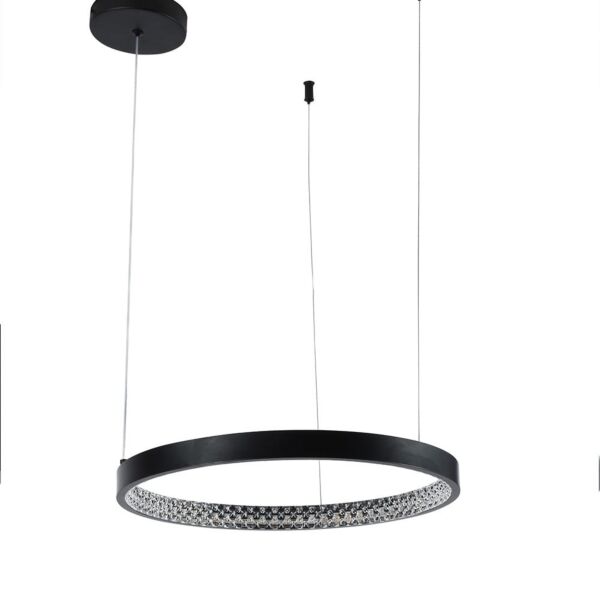 إنارة معلقة دائرية كريستال 40 سم