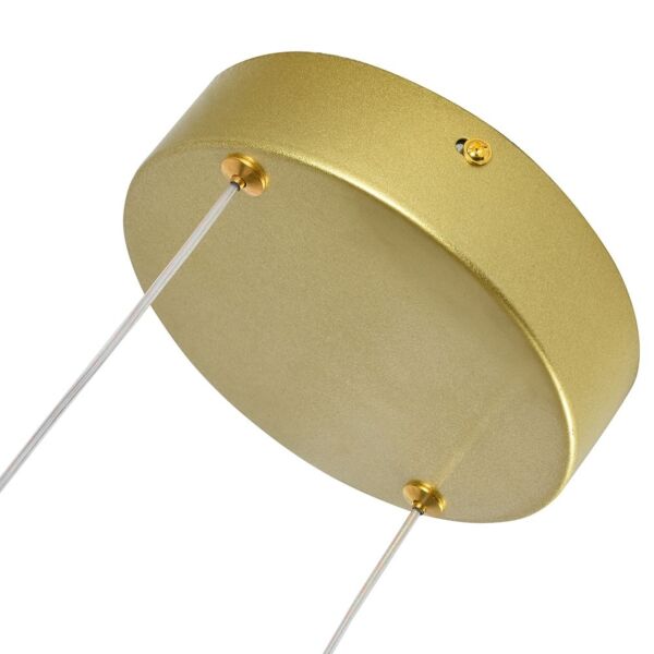 إنارة معلقة معلقة خطين مودرن - ذهبي