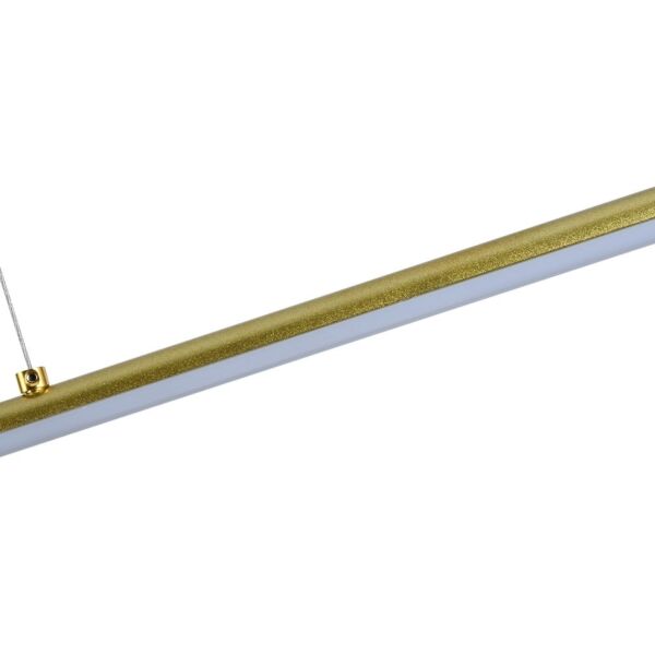 إنارة معلقة ليد كريستال خطين - ذهبي