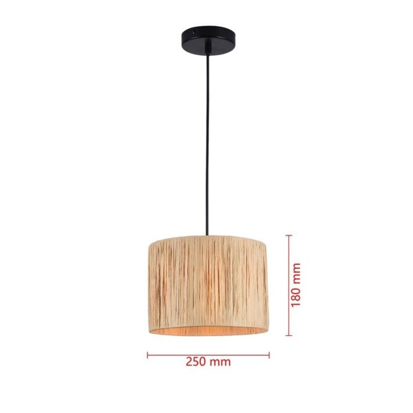 إنارة معلقة تصميم ريفي 25 سم