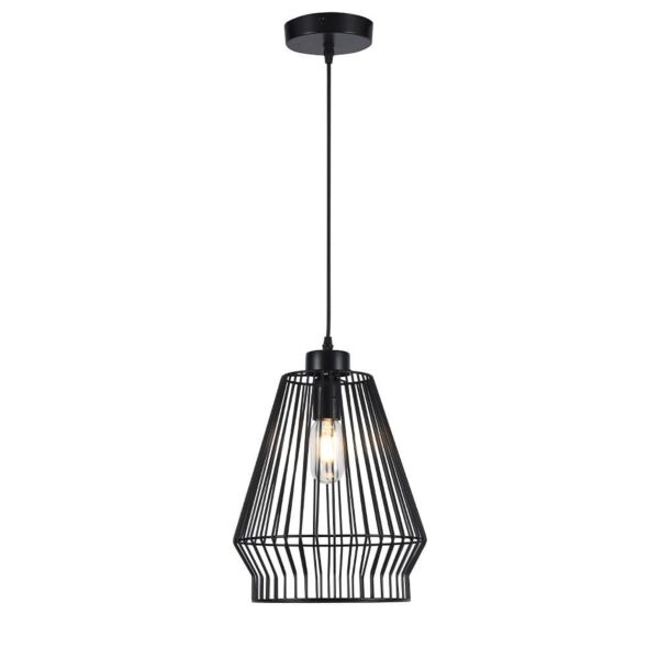 إنارة سقف معلقة معدن - اسود