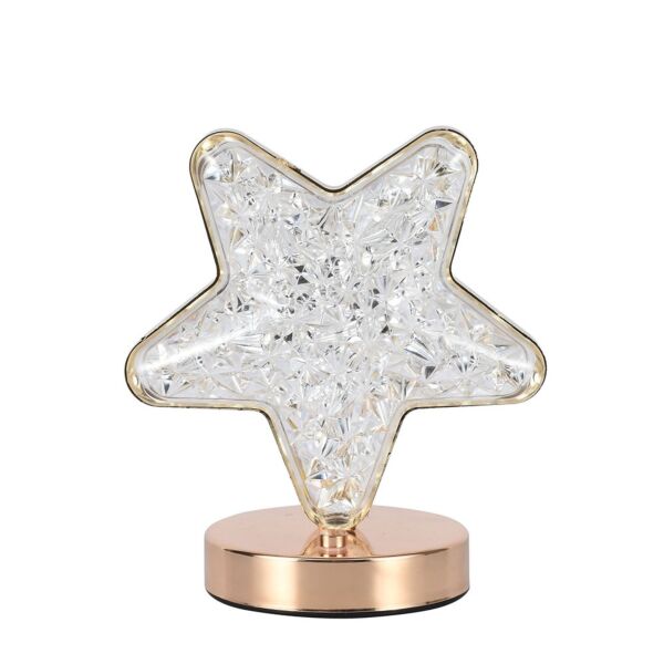 ابجورة نجمة تعمل بالبطارية متعددة الإضاءات