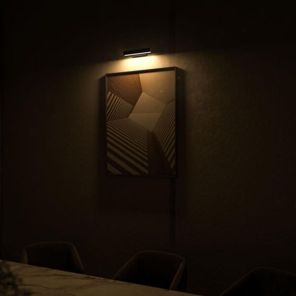 اضاءة جدارية داخلية مودرن LED متحركة - اسود
