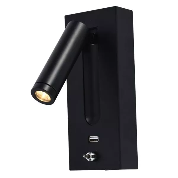 إنارة جدارية موجهة منفذ usb