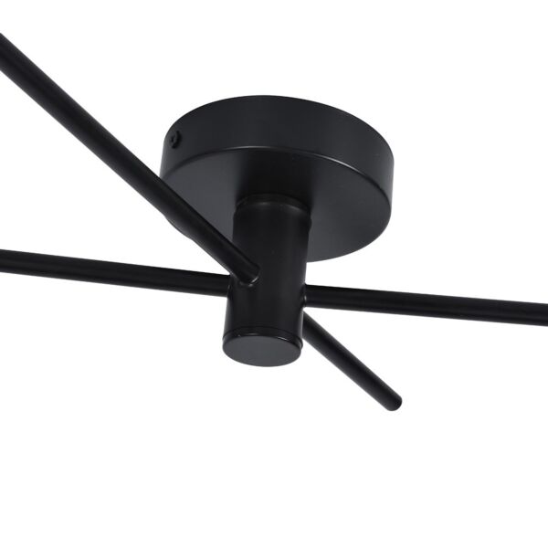 اضاءة جدارية 4 دوائر - اسود