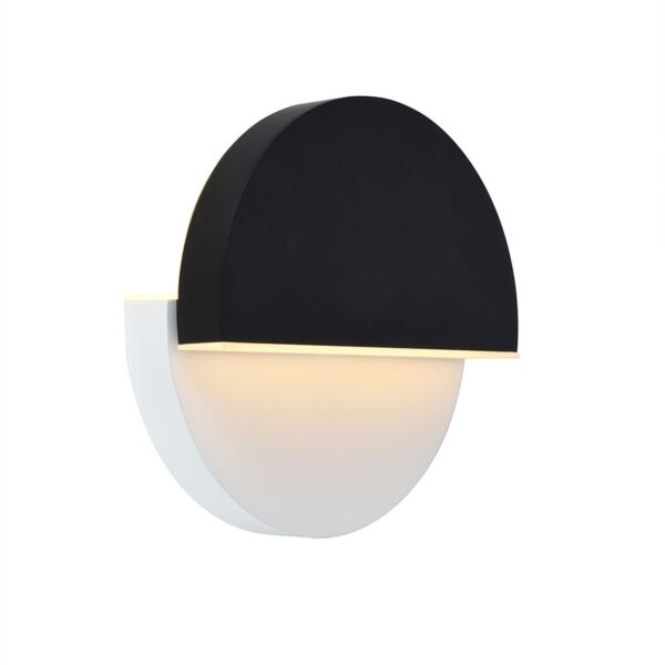 اضاءة جدارية متحركة - ابيض واسود