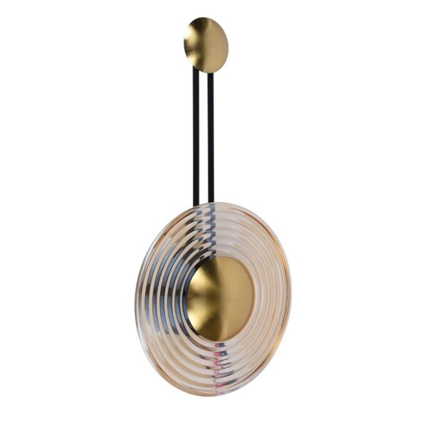 اضاءة جدارية دائري مودرن البيج