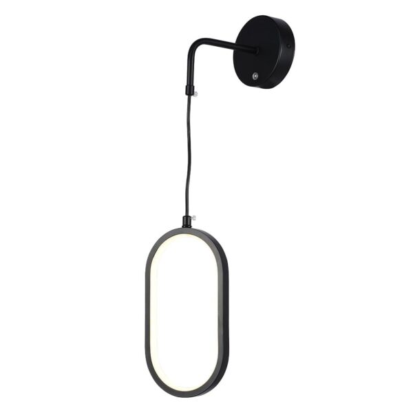 اضاءة جدارية سابو - اسود