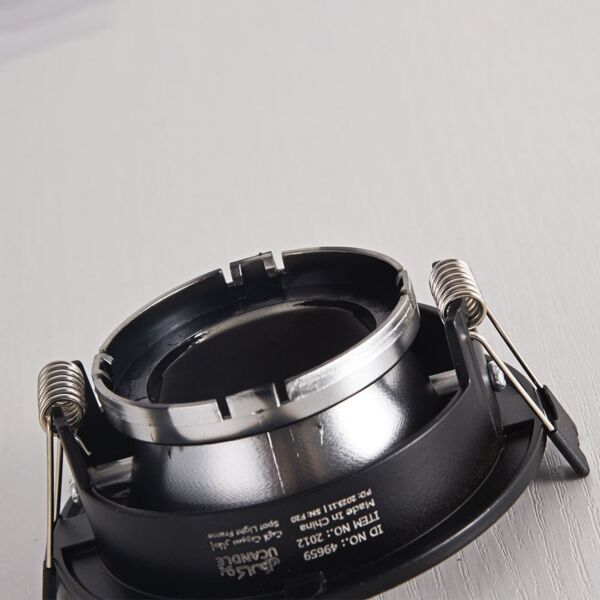 سبوت لايت فريم مانع توهج اسود بالكامل