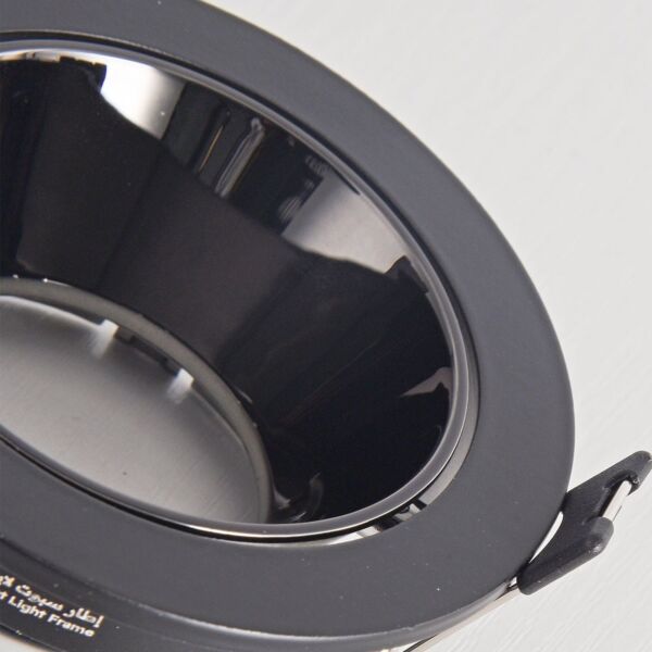 سبوت لايت فريم مانع توهج اسود بالكامل