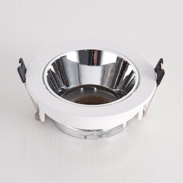 قاعدة سبوت لايت المنيوم ضد التوهج عاكس فضي