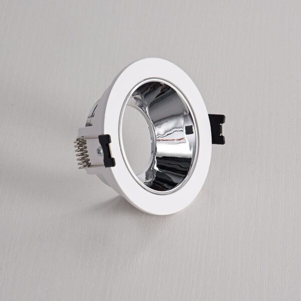 قاعدة سبوت لايت المنيوم ضد التوهج عاكس فضي