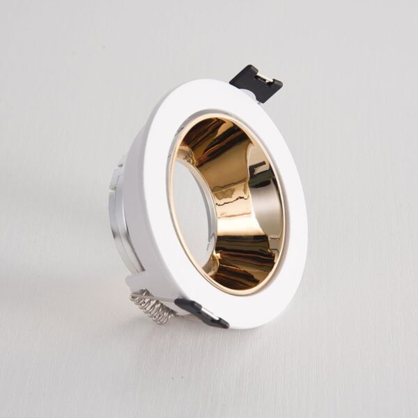 قاعدة فريم مفرد مانع توهج عاكس ذهبي