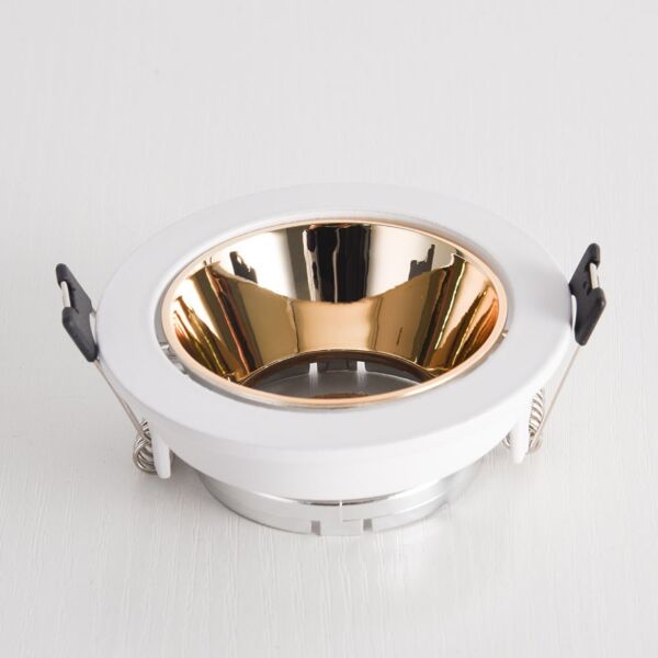 قاعدة فريم مفرد مانع توهج عاكس ذهبي