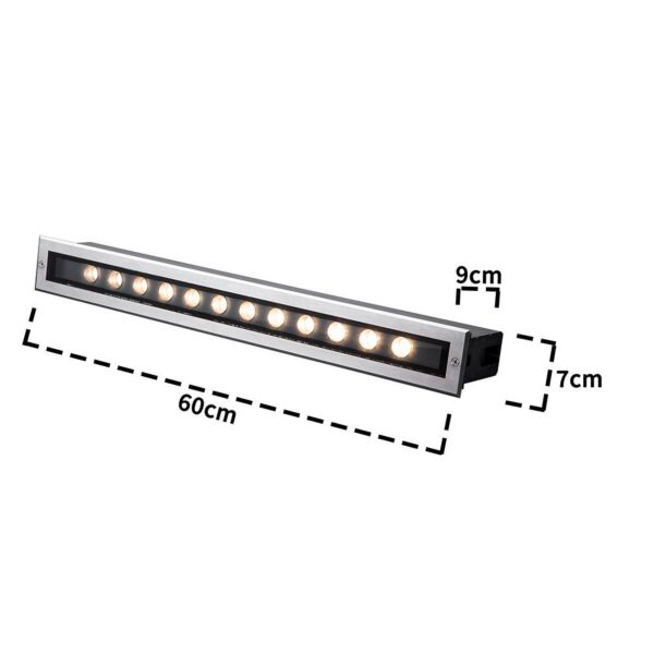 انارة أرضية خارجية دفن مانع للتوهج