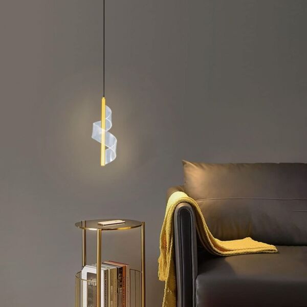 إنارة معلقة كلاودي - ذهبي