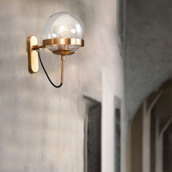 اضاءة جدارية لفانت - ذهبي