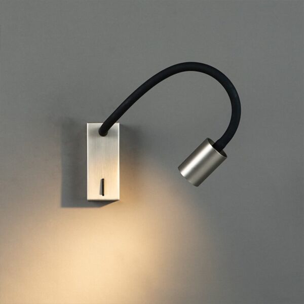 اضاءة جدارية متحركة - فضي