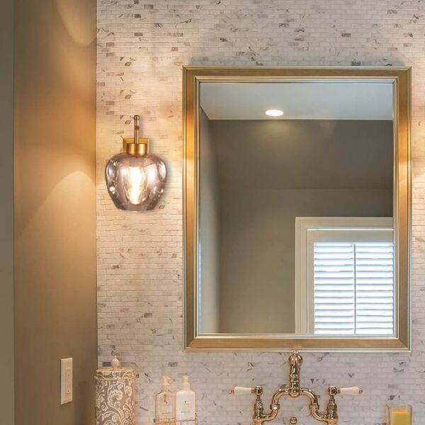 اضاءة جدارية جندويل - ذهبي ورمادي