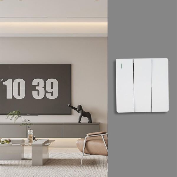 مفتاح ثلاثي برلنت لايت - ابيض