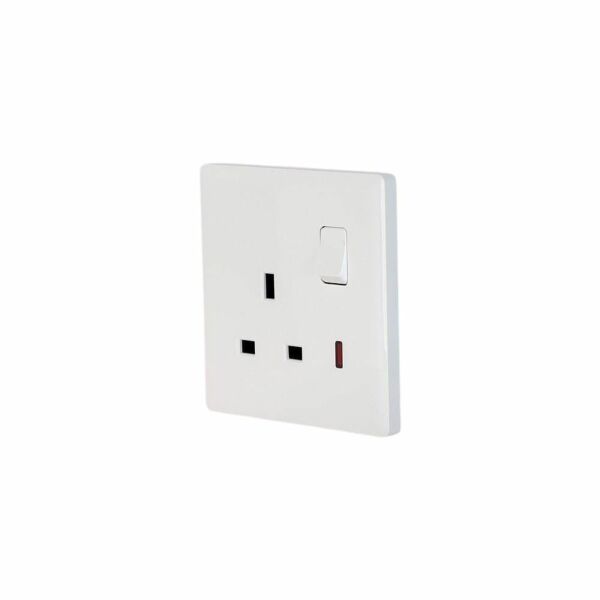 فيش بمفتاح مفرد برلنت روي - ابيض