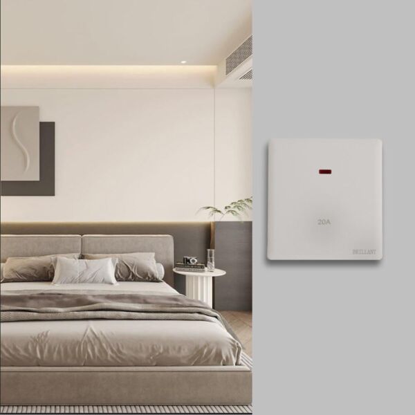 مفتاح سخان 20 امبير برلنت - ابيض
