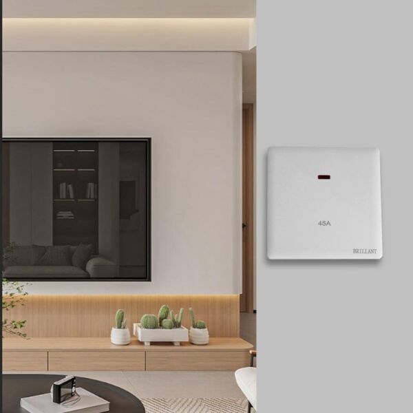 مفتاح مكيف 45 امبير برلنت - ابيض