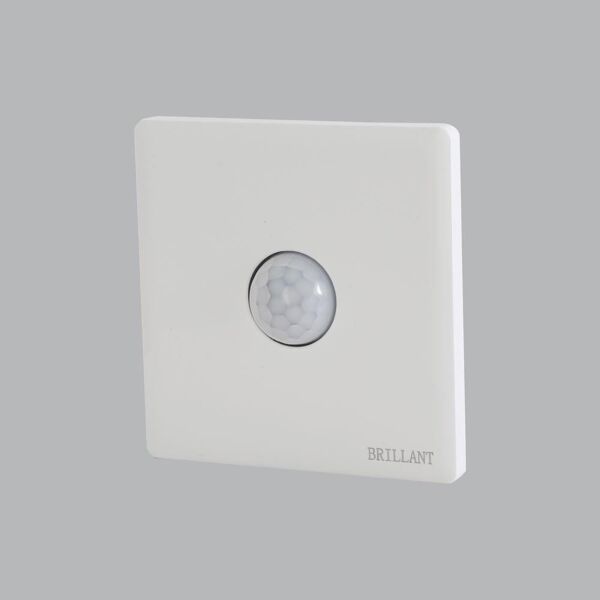 مفتاح حساس الحركة الكهربائي أبيض برلنت لايت