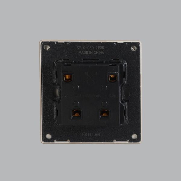 مفتاح مفرد 3 خط ذهبي برلنت لايت