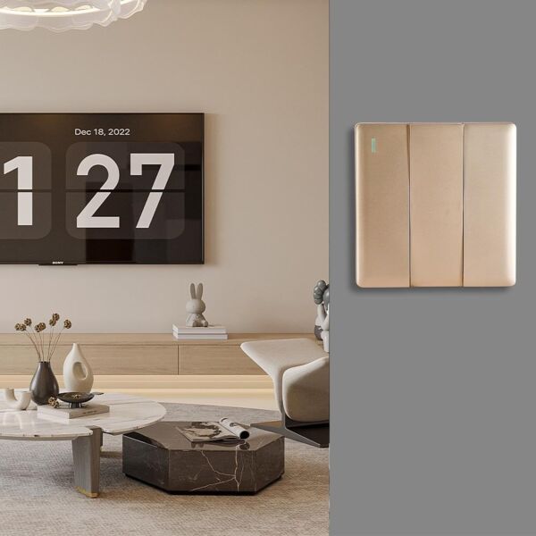 مفتاح ثلاثي دركسون 16 امبير ذهبي لايت