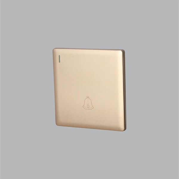 مفتاح جرس كهربائي ذهبي لايت